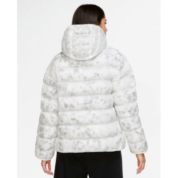 Womens Nike Jacket Large Sportswear Loose Fit Puffer Thermore Synthetic Fill - Picture 4 of 8